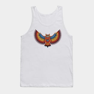 Futuristic Owl Tank Top